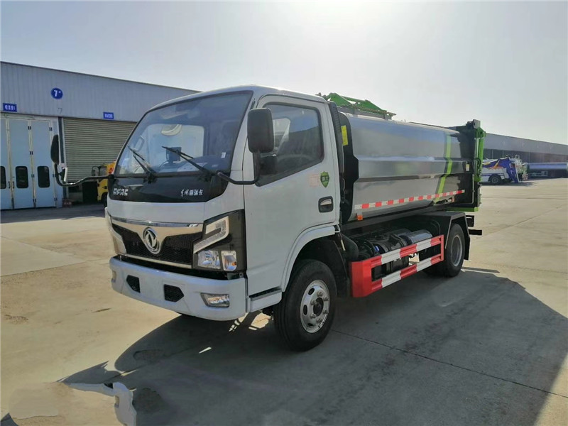 國(guó)六8方側(cè)裝壓縮垃圾車